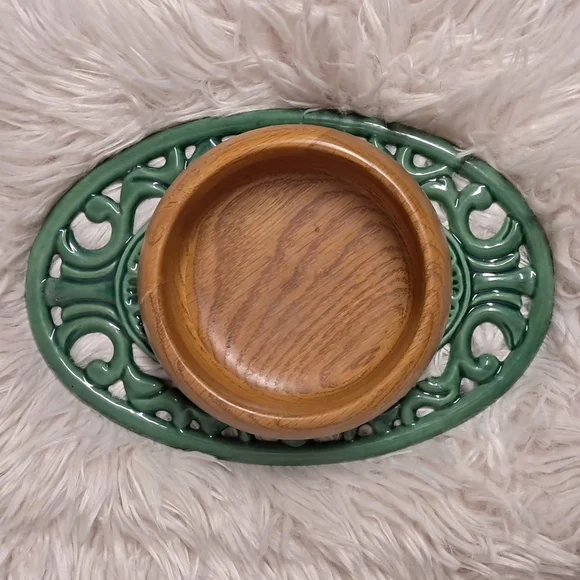 Vintage Made In USA Fame Extra Thick Wooden Handcrafted Bowls (Set Of 6) - Picture 2 of 8